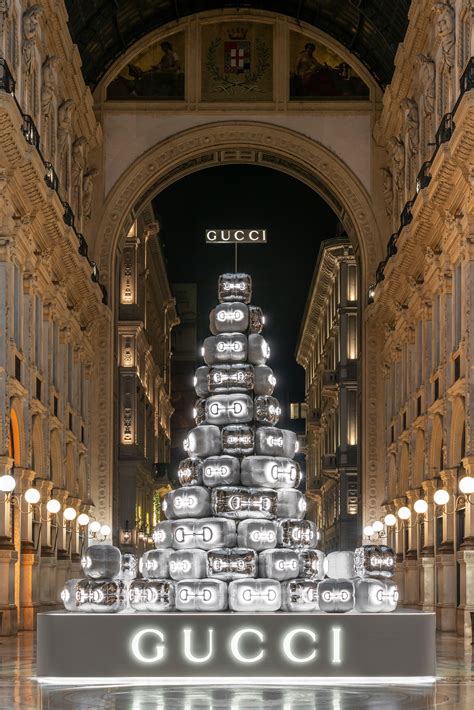 gucci tree milan|A Look at the Gucci Christmas Tree in Milan, Which Is Not a Tree .